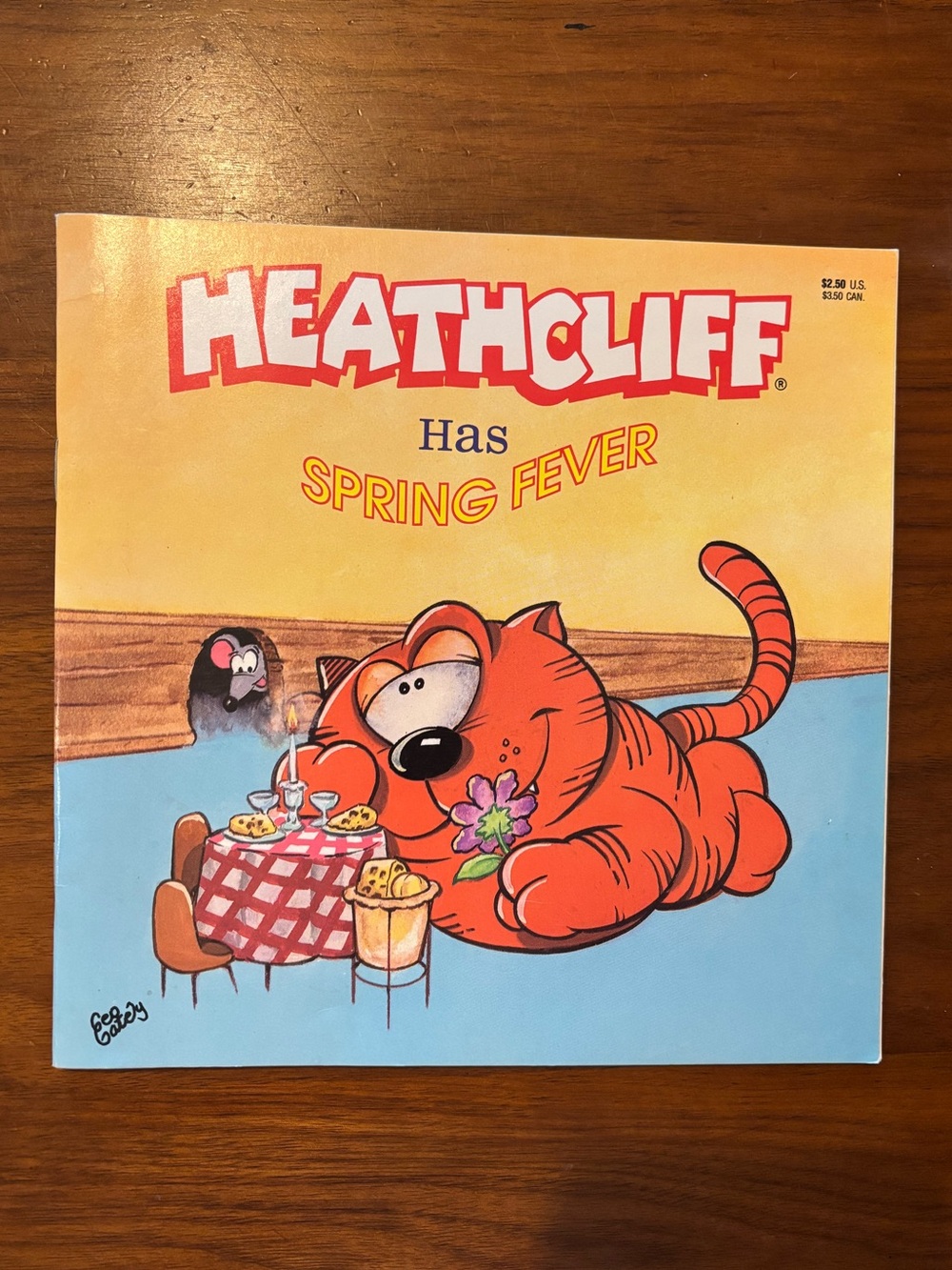 Vintage 1990 Heathcliff Has Spring Fever Paperback Children’s Book